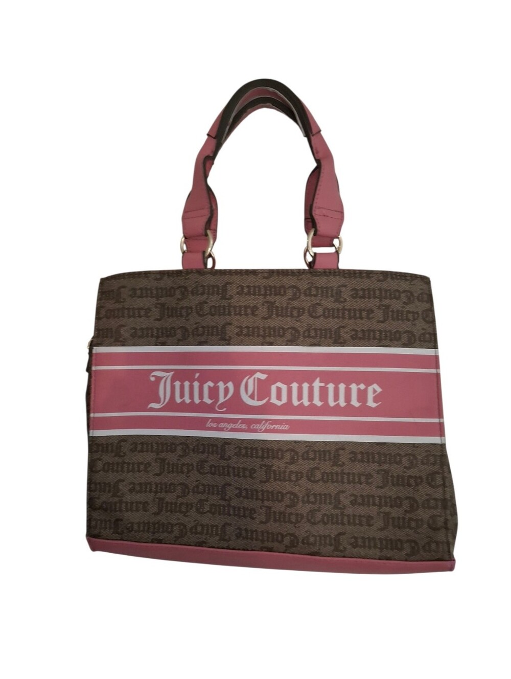 Juicy Couture Pink Logo Tote Bag-no Crossbody Strap